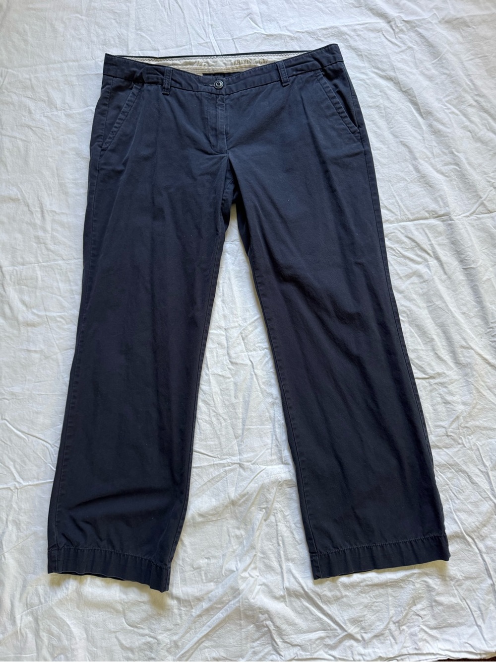 GAP Women's Navy Straight-Leg Pants